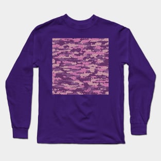 Camo Pattern - Purple Long Sleeve T-Shirt